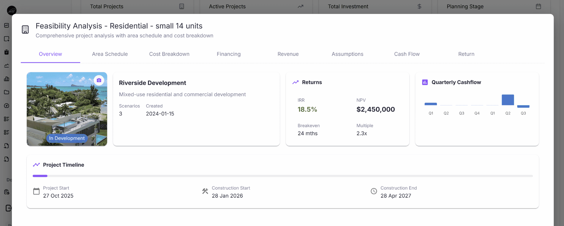 Flita Project Management Interface